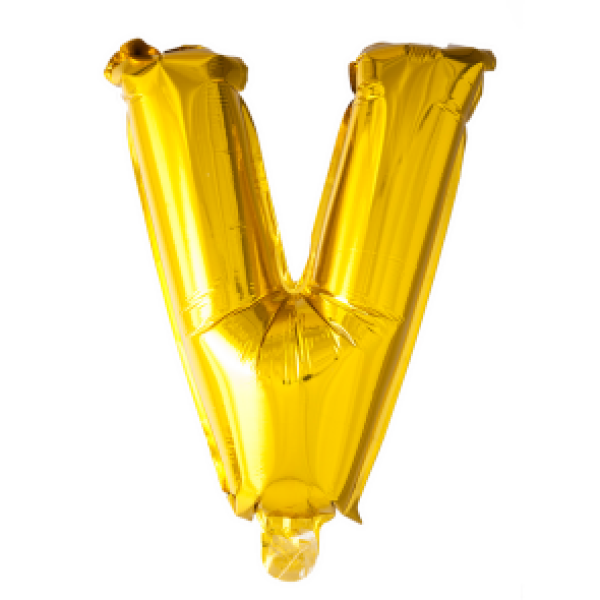 XXL Folienballon Gold Buchstabe V